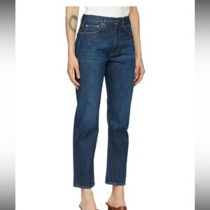 Toteme Blue Original Jeans Twisted Seam Straight Leg Size 28
